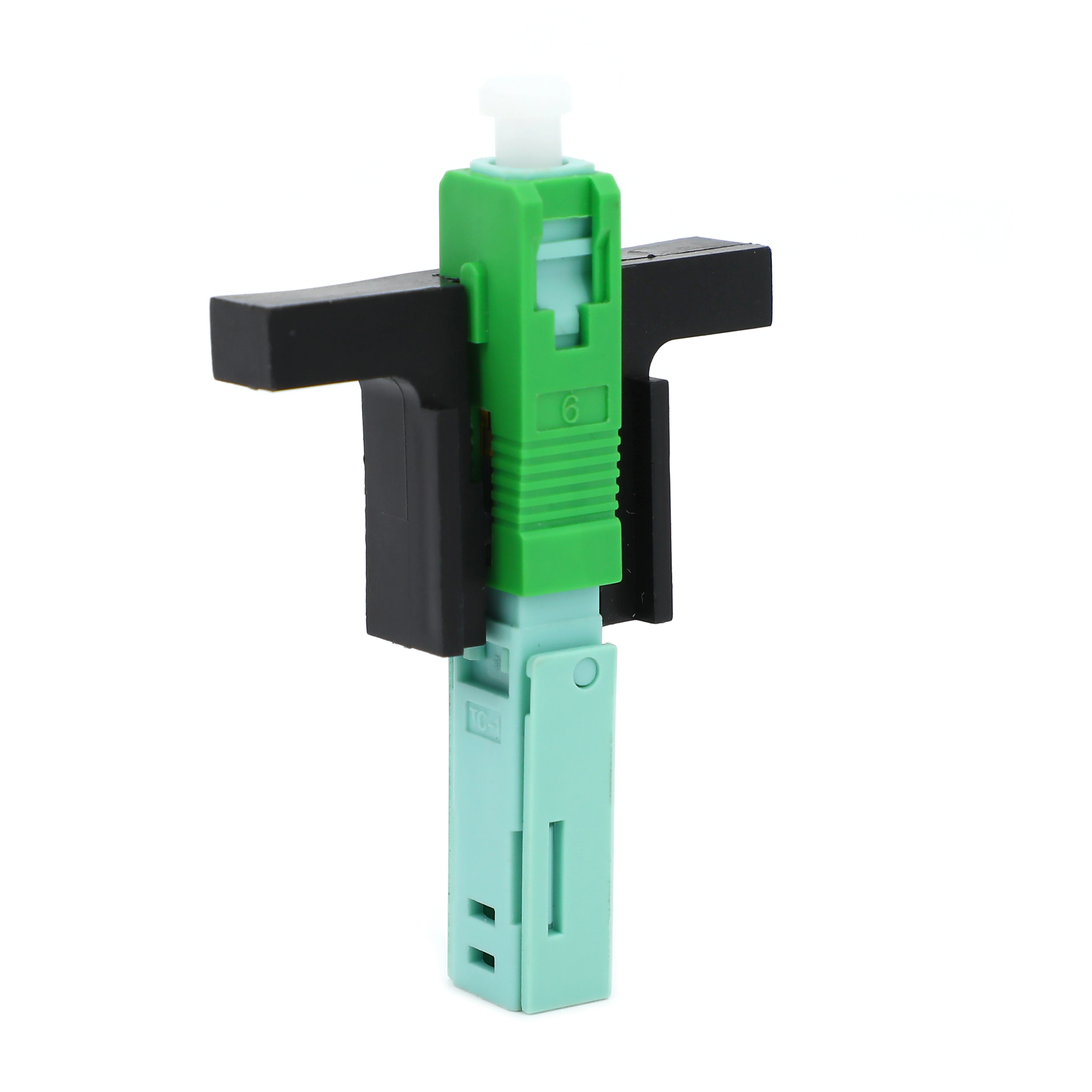 FTTH Connector SC APC UPC single mode green blue field assembly optical fast connector fiber optic quick connector for ftth drop