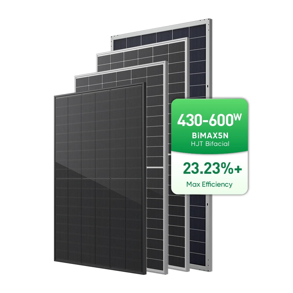 Высокоэффективная полностью черная солнечная панель 550 Вт 540 545 535 двулицевая Перк моно Bipv 600 700 для гибридной солнечной системы