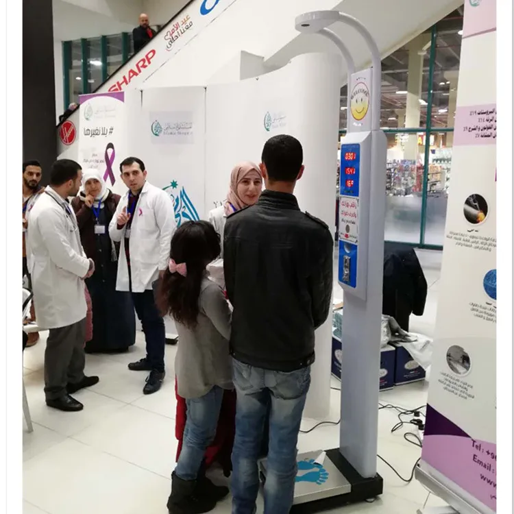 Supermarket, gym, hospital physical examination special  height and weight measuring instrument/digital height measuring machine