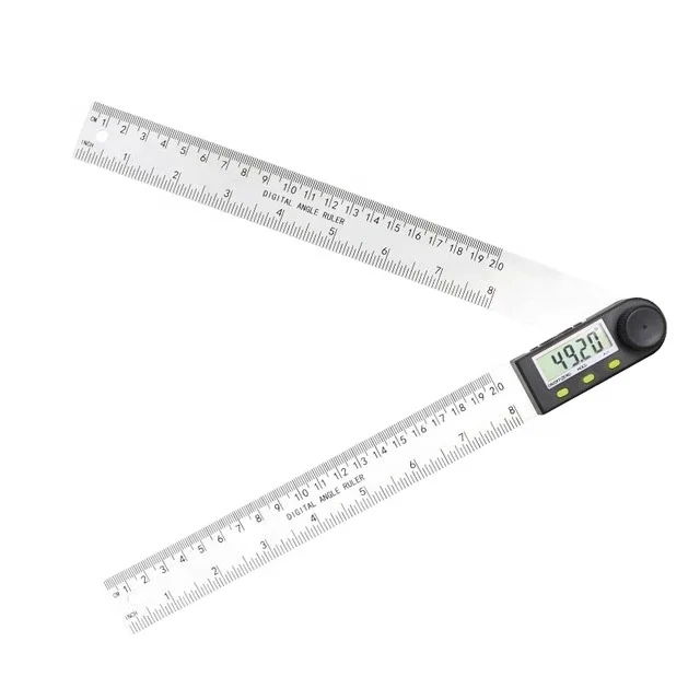 0-360 degree 200mm digital goniometer digital Inclinometer Level Measuring Tool Electronic Plastic  Angle Ruler