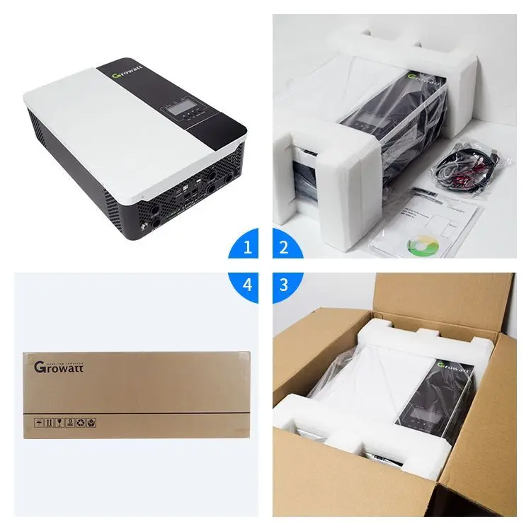 In Stock Growatt 98.4% MIN 7000~10000 TL-X2  MPPT off Grid hybrid solar inverter for holusehold solar energy system