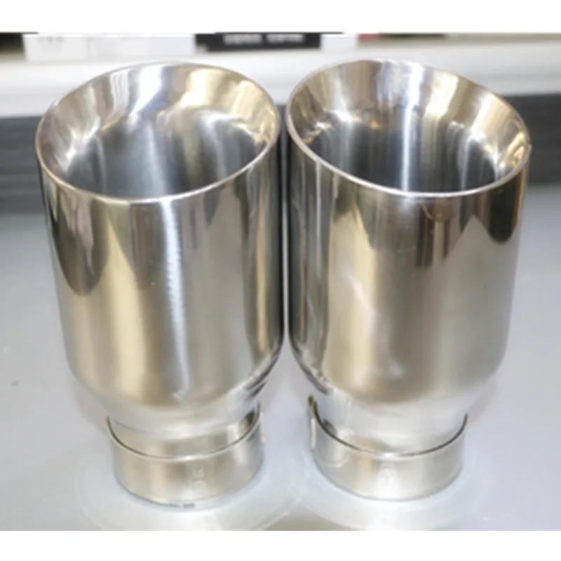 Newest Style stainless steel universal exhaust system end pipe+car exhaust tip 1 piece
