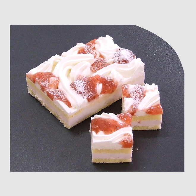 Frozen Food Professional Maple Syrup Round Japan Food Snacks Butter Chocolate Cake Supplier