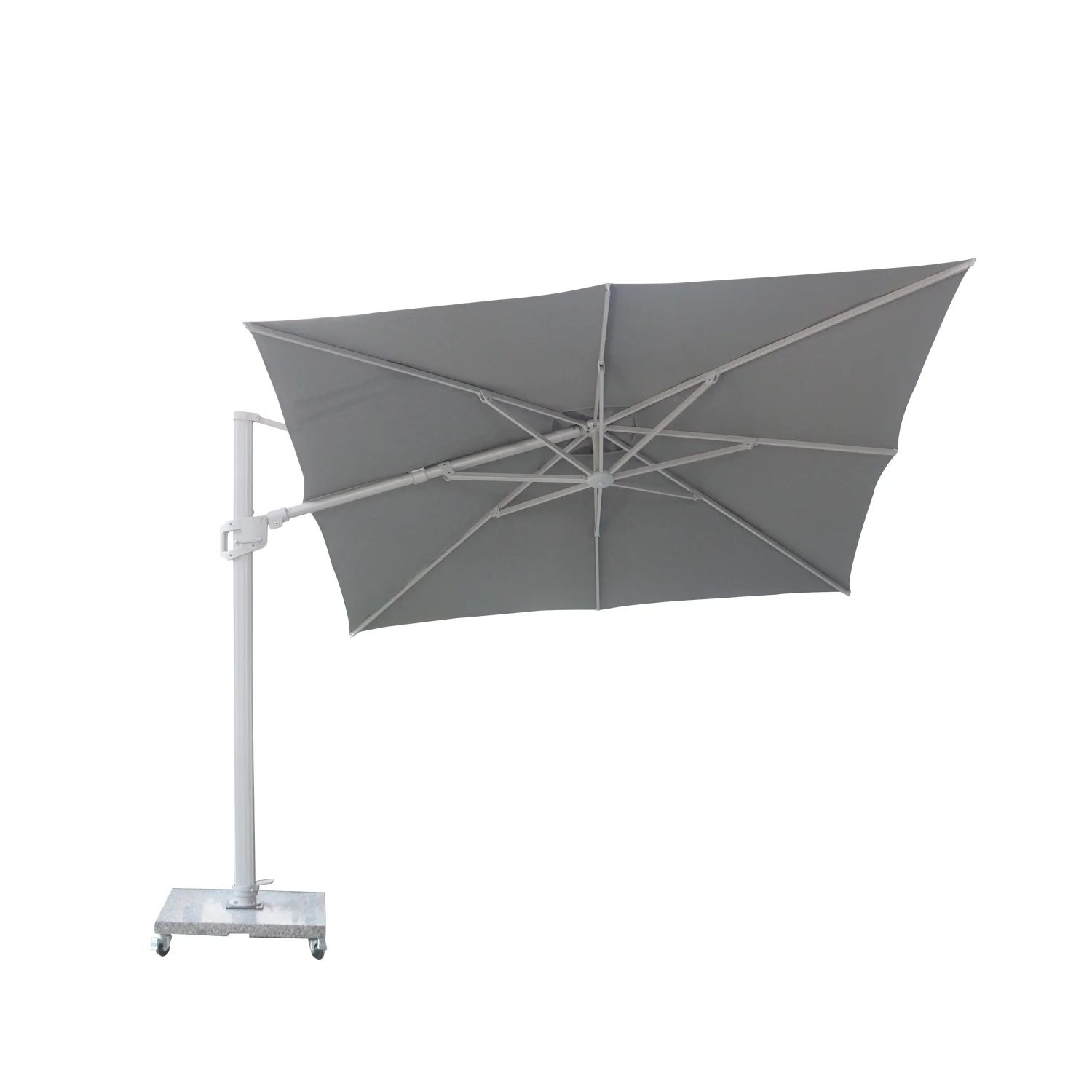 2022 Large Waterproof High-end Outdoor Umbrella Beach Aluminum Cantilever Garden Parasols Patio Umbrellas Outdoor