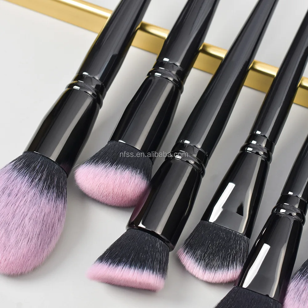 Wholesale 18 pcs Luxury Professional  Cosmetic Brushes Set Tool Custom Logo Make Up High Quality Makeup Brushes Set With Bag