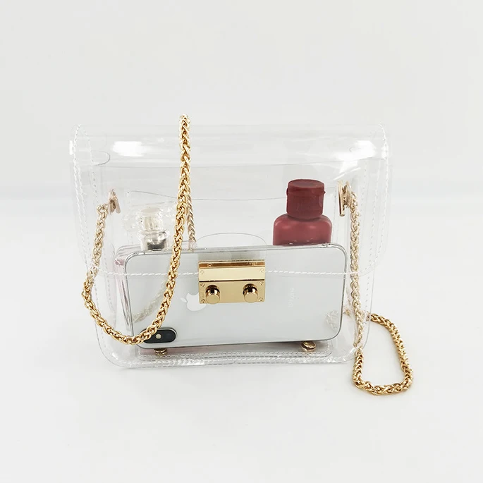 Women Clear Crossbody Bag Cute Sports Concert Party Present Clear Purse  Events Stadium Approved Clear PVC Clear Crossbody Bag