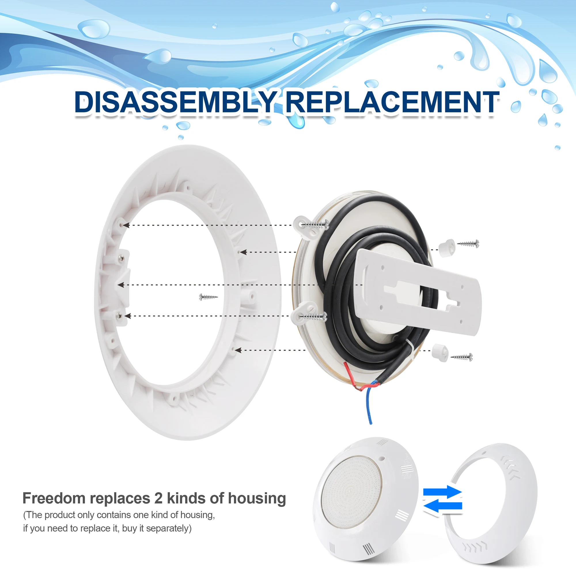 Floating Underwater Light Swimming Pool Lights LED Bulb Lamp Christmas Decoration RGB Wireless Remote Control Underwater Party