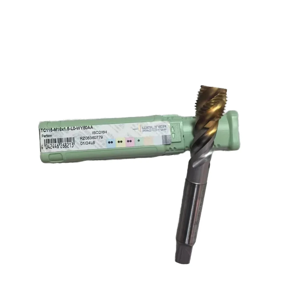 Original Walter high quality Threading Tapping TC115-M16X1.5-L0-WY80AA HSS-E taps Blind hole Metric fine-pitch thread