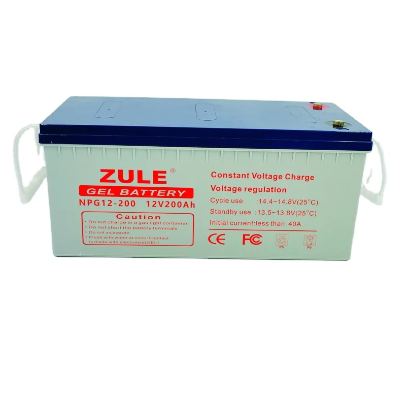 Manufacturer Direct Selling 12V200Ah Deep Cycle GEL battery for Solar Energy Storage System
