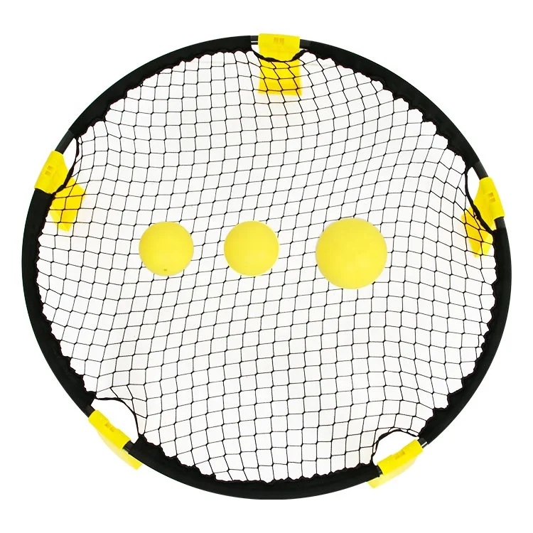 Customized Logo beach ball Yard Sports Throw Game Spyderball Roundnet Smash Ball Outdoor Spikeball Set 3 beach ball With Mesh