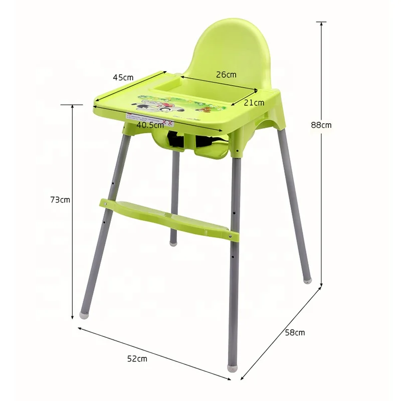 Eco-friendly Safety Folding Portable Baby Dining Table and Chair