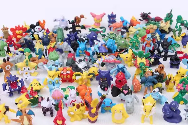 New Wholesale mini Child  Po ke mon FiguresToy 144 Models Small PVC Cartoon toys Figures Toys For Kids
