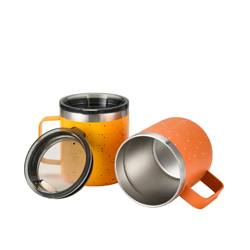 Термос с двойными стенками, термос из нержавеющей стали с крышками из тритана, 12 унций