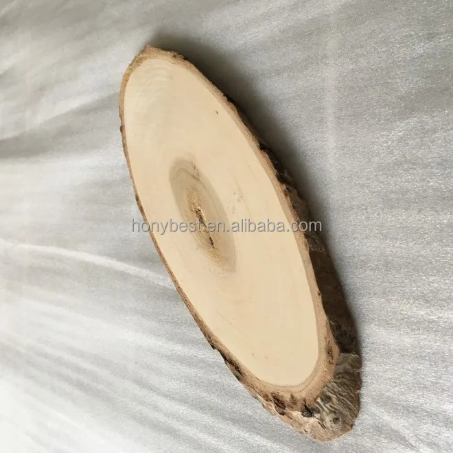 Small Wood Plaques Planks Natural Oval Wood Slices Crafts Blank Wooden Sign for Centerpiece DIY Craft Christmas Decor Painting