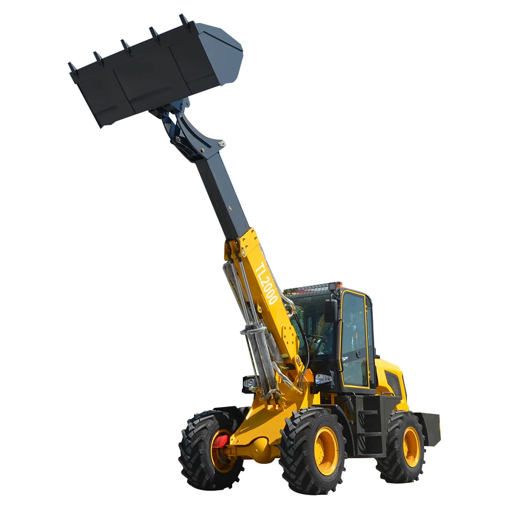 Famous brands  TL2000  telescopic wheel loader 4x4 telescopic loader machine for sale