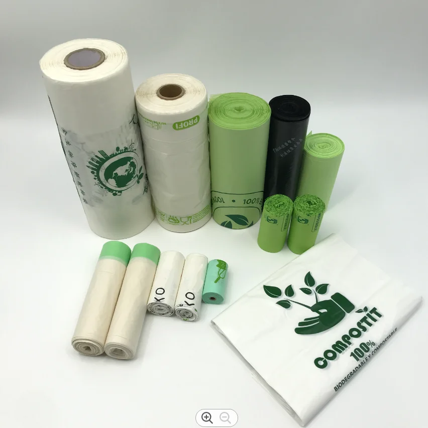Factory price Eco-friendly 100% Biodegradable Plastic Bags Biodegradable Corn Starch Bags
