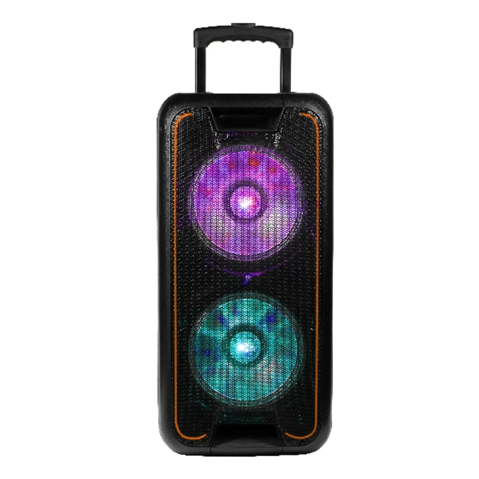 Amazon best seller Factory price wireless speaker for karaoke system with mic and flash lights Mini karaoke players