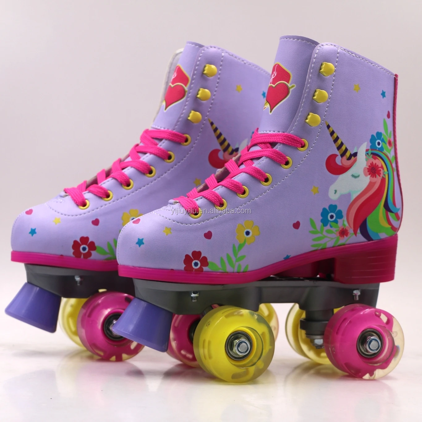 Yijiu Cheapest Roller Skates Wheels Adjust Kid And Beautiful Woman Roller Skates