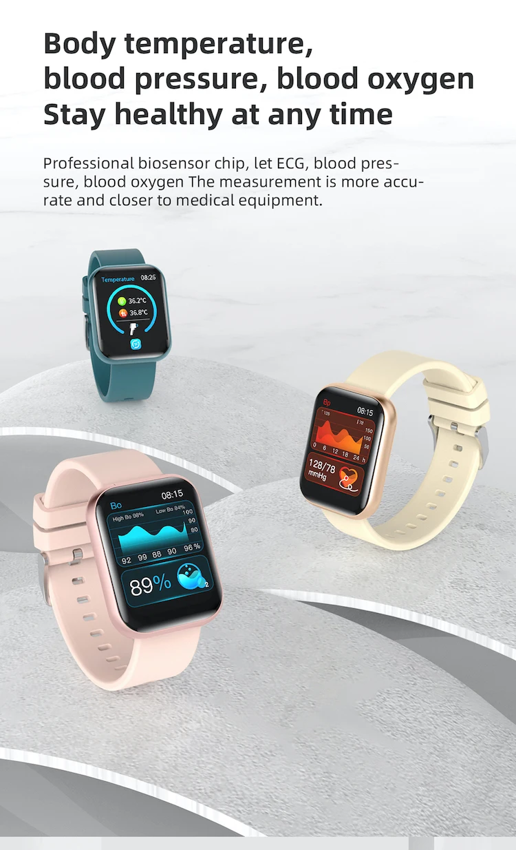 Multiple Languages Mens Smart Digital Health Band Luxury New Arrival Smart Wrist Watch P85 Dropshipping Products 2022