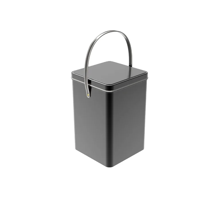 
Rectangular metal tin box tin cat pet food container wholesale dog food tin container 