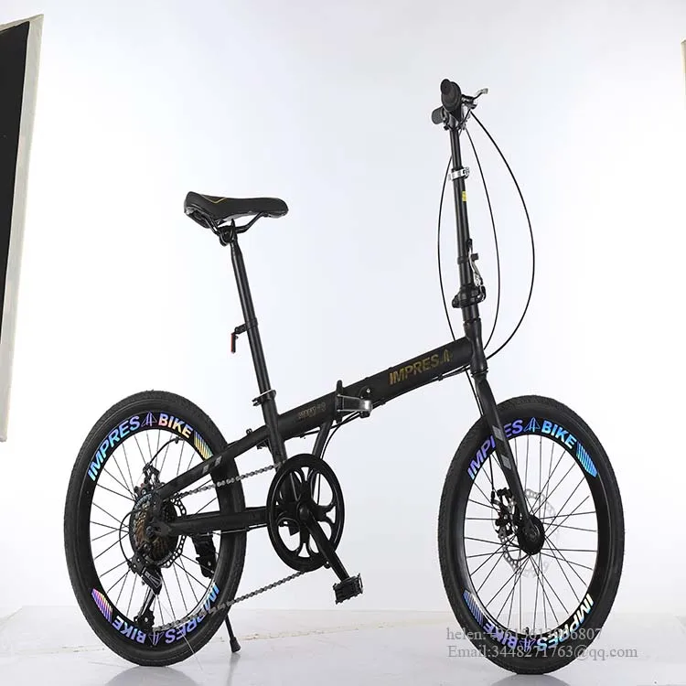 2022 Factory Best fold up cycling price portable collapsible cycle 7 Speed foldable Bicycles 16 20 Inch fold Bikes for sale