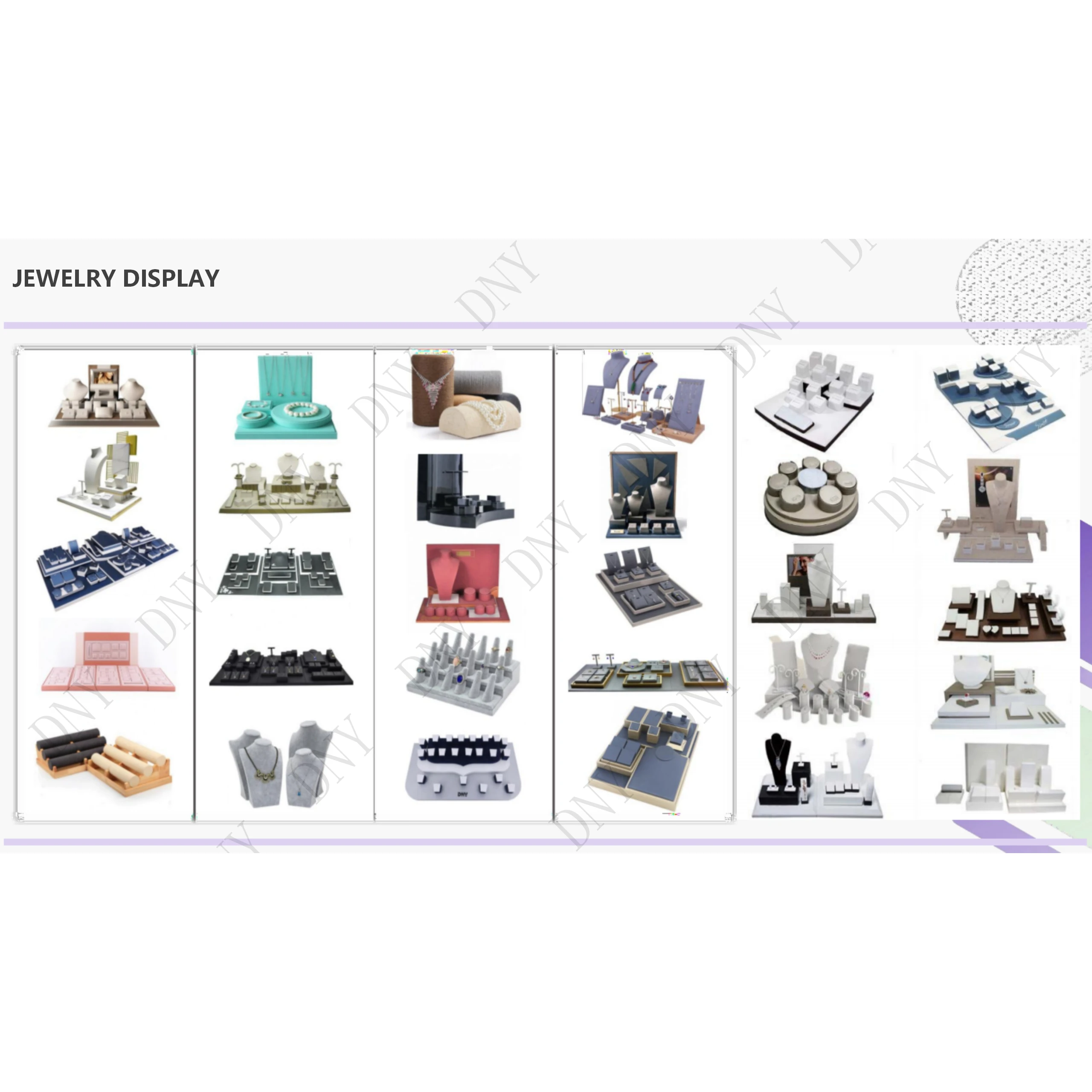 Custom velvet jewelry display stand Custom jewelry tray ring tray manufacturers