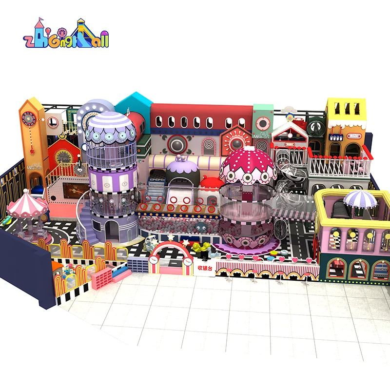 Custom design kids indoor soft playground for europe