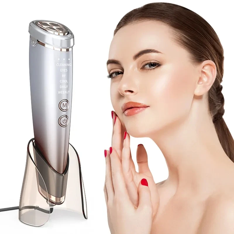 6 In 1 EMS Facial Massage Machine Care RF Face Lifting LED Light Photon Beauty Spa Equipment