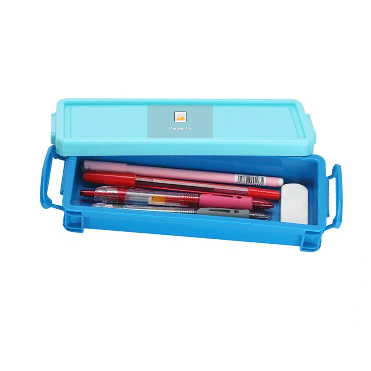 Custom High Quality Pp Plastic Colored Pencil Stationery Packaging Box