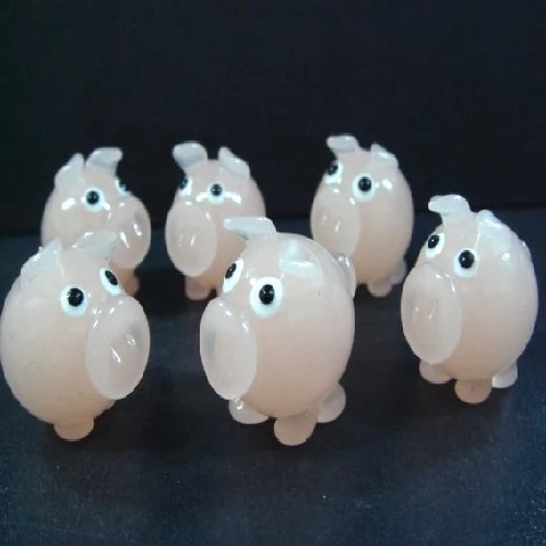 Handmade Glass Sculpture Model Murano  Glass Animal