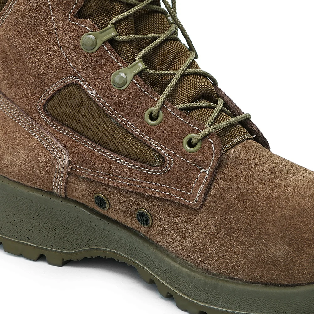 XINXING MB03 Coyote Brown Split Suede Leather PU Injection Rubber Outsole Outdoor Tactical Boots Leather Men