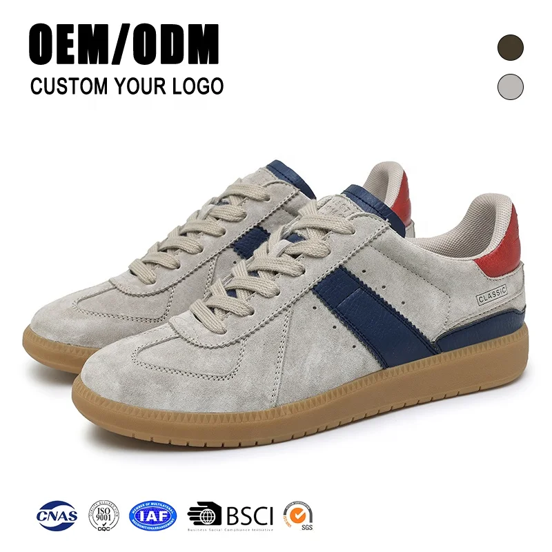 Мужская замшевая обувь с логотипом