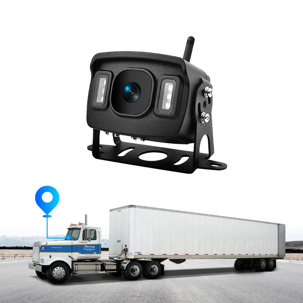 IP68 Waterproof Truck Reverse Assist Front camera GPS Beidou positioning for fleet management Security Intelligent Monitoring