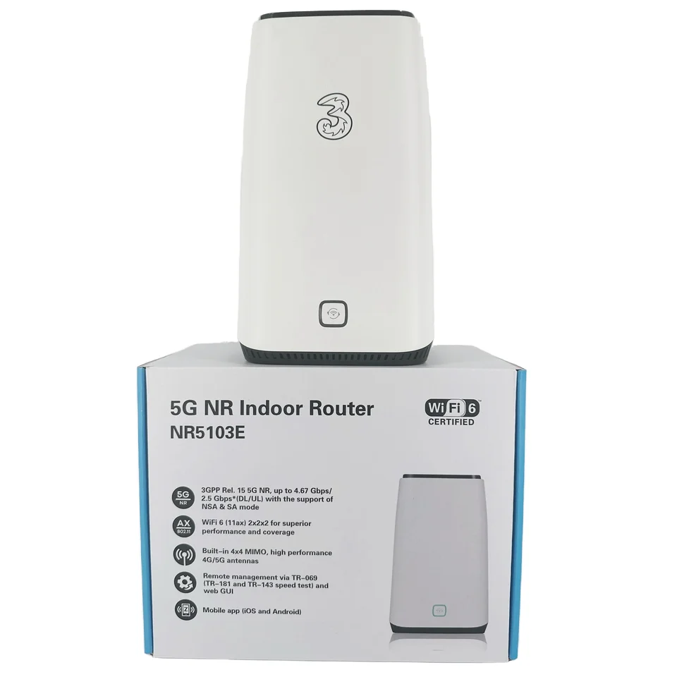 T-elek NR5103E разблокированный 5G Wi-Fi 6 + сетчатый маршрутизатор 4 7 Гбит/с NSA/SA 4G LTE CPE
