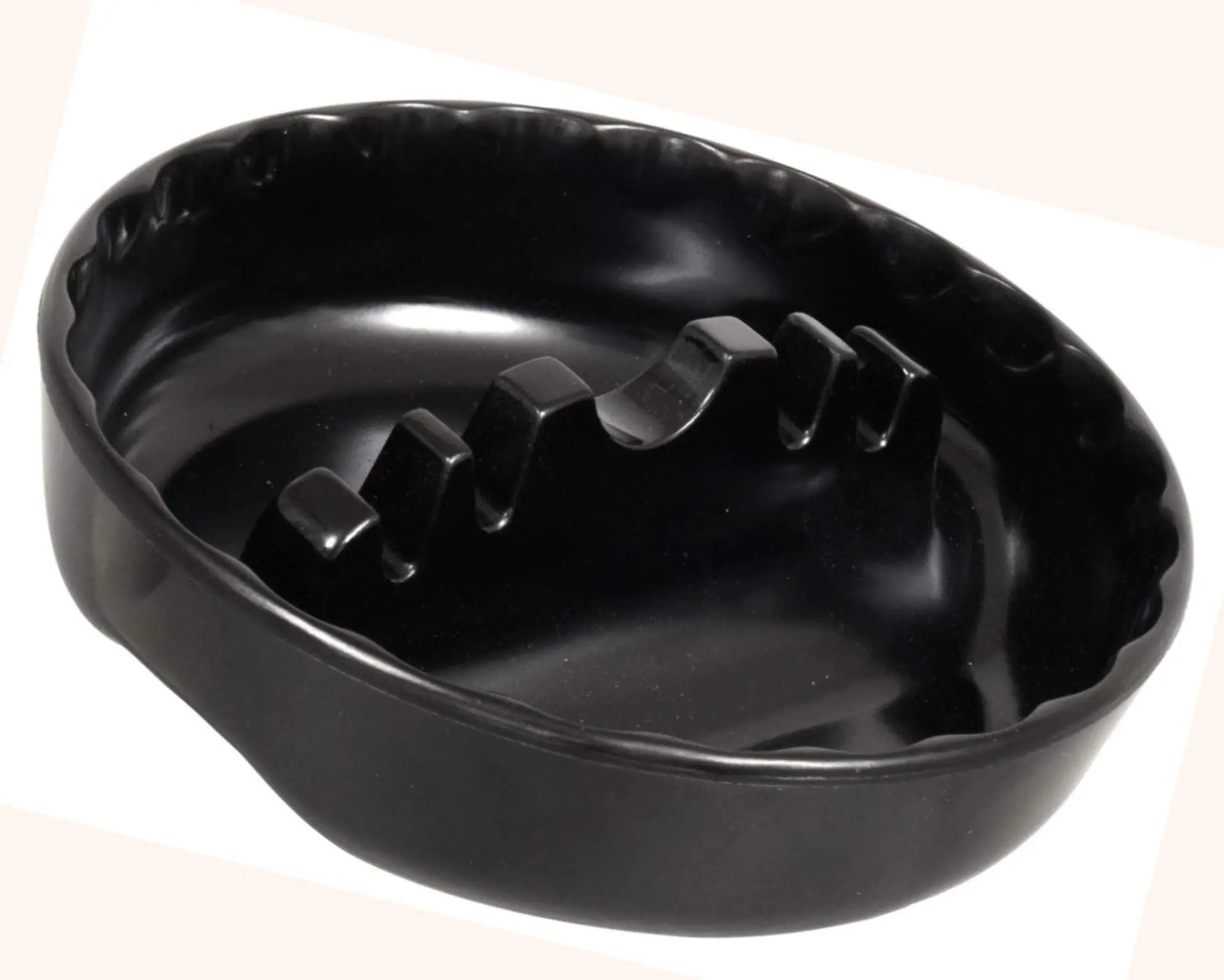 Roxyrolla Wholesale Custom LOGO Melamine Ashtray Black Custom Cigar Ashtray Mold For Resin Plastic Ashtray