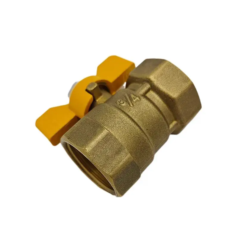 Certificated Approved wholesale Supply Brass Ball Valves With Butterfly Handle For Water Supply And Pipeline Connections
