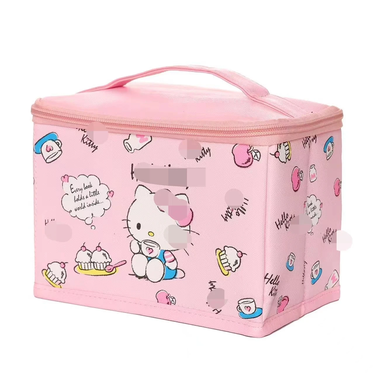New Korean style simple cosmetic bag large capacity storage box portable portable cosmetic case