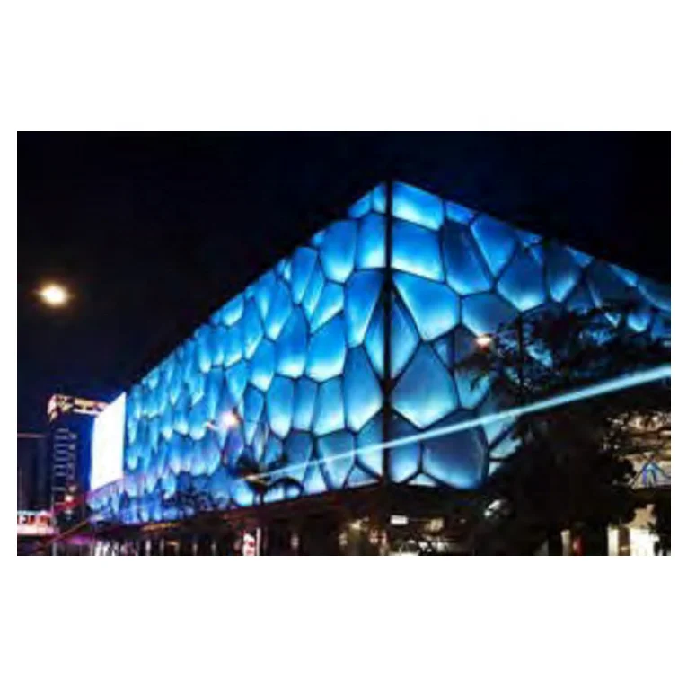 Custom Construction of ETFE Tensile Membrane Structure for Stadium Stand Sunshade Cover Roof Structure for Leisure Places