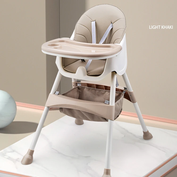 foldable baby eating seater chair, multifunctional baby high chair with wheels/
