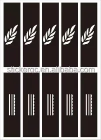 Durable Sweat-resistant Body Hollow-out Spray Painting Tattoo Template Finger Henna Tattoo Stencil