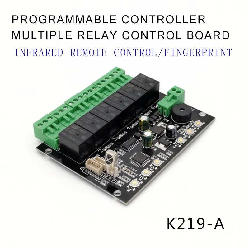 GROW K219-A Programmable Multiple Relay Fingerprint Infrared Remote Controller Control Board