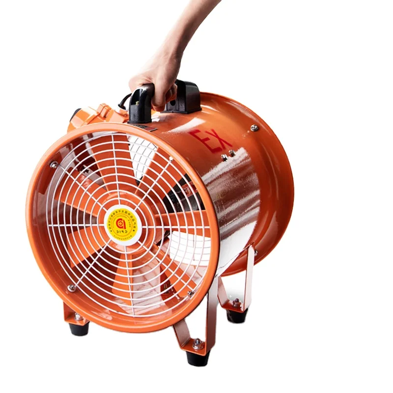 portable industrial exhaust smoke exhaust ventilation fan for fire protection Portable explosion-proof axial flow fan