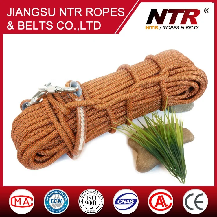 NTR polyester braided rope 8 plait outdoor climbing braided rope rescue rope