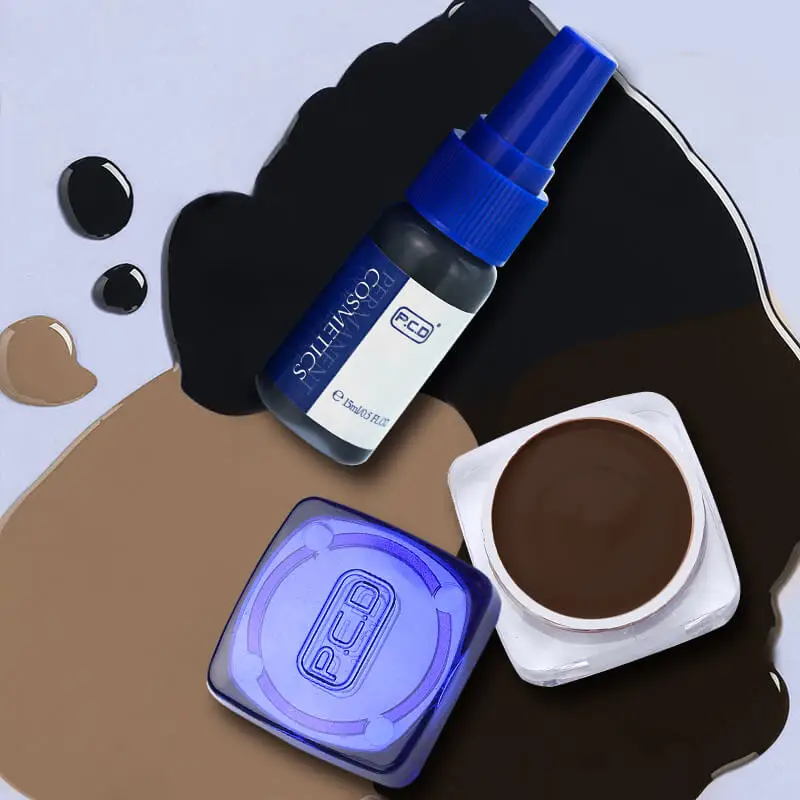 Organic Vegan Scalp Micropigmentation Pmu microblading Tattoo ink Pigment Eyebrow tattoo tintas para tatuaje