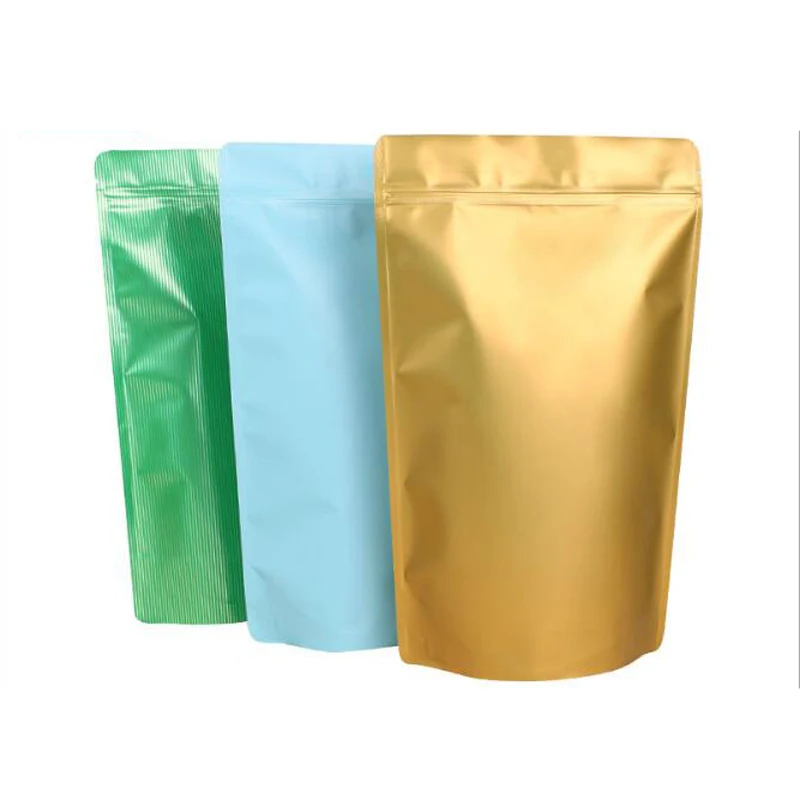 Custom Logo Biodegradable Eco Friendly Mylar Plastic Stand Up Zipper Pouch Bags Stand-up pouch For Food Packaging