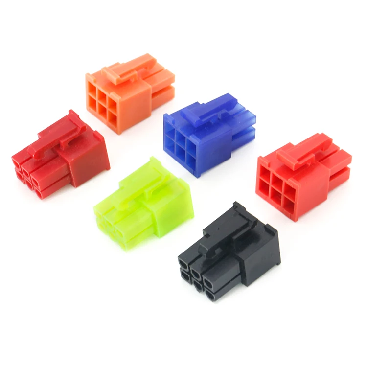 Mini-Fit Jr 4 2 мм Штекерный Разъем 5557 разъем корпуса для ПК Компьютерная видеокарта Pci-e кабеля питания