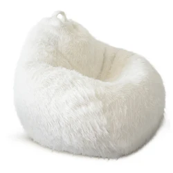 Comfortable Faux Fur soft Bean Chair Sofa Bed Furry Bean Bag