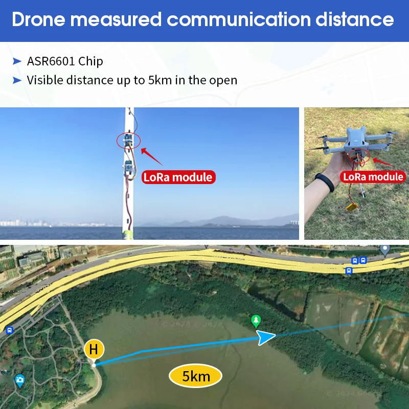 Комплект разработчика LoRa Module LRO2 серия базовая модель DIP LoRaWAN 433 мГц 22dBm IPEX/штамп отверстие беспроводной модуль сторожевого пса TTL/RSSI/LBT