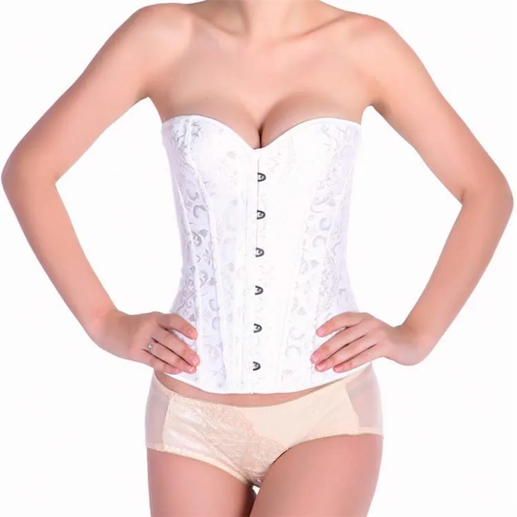 For Women Festival Corset Plus Size Corselet Corsage Boned Lace Up Vintage Style Punk Steam Women Retro