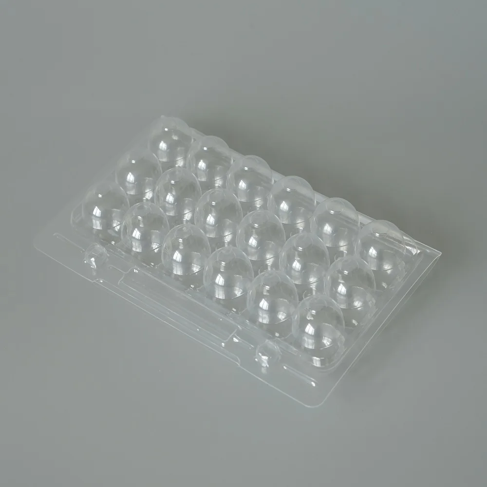 Одноразовый прозрачный пластиковый поднос для перепелов с 18